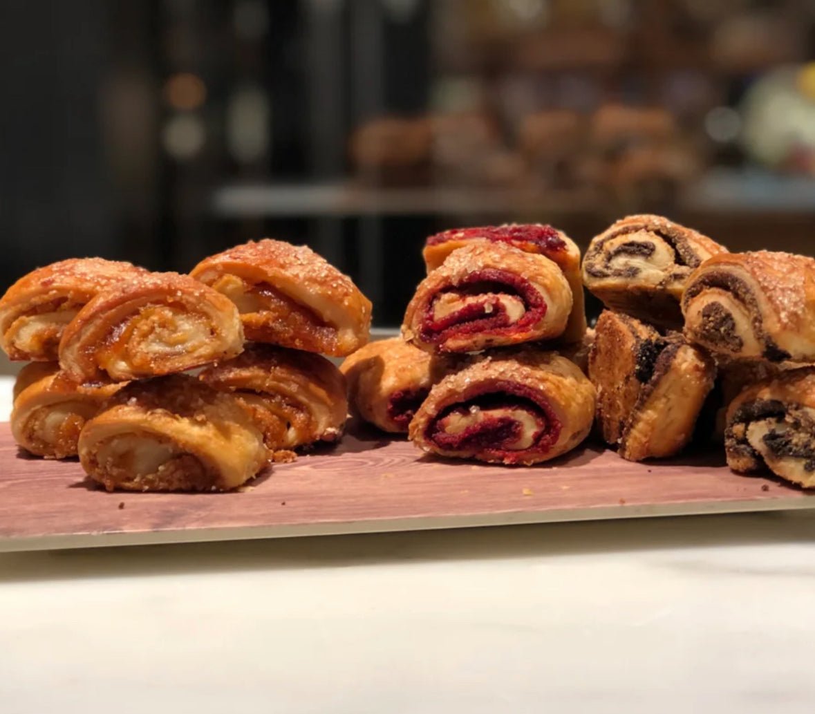 Apricot Rugelach 6 Pieces - shop_PastriesDavidovich Bakery