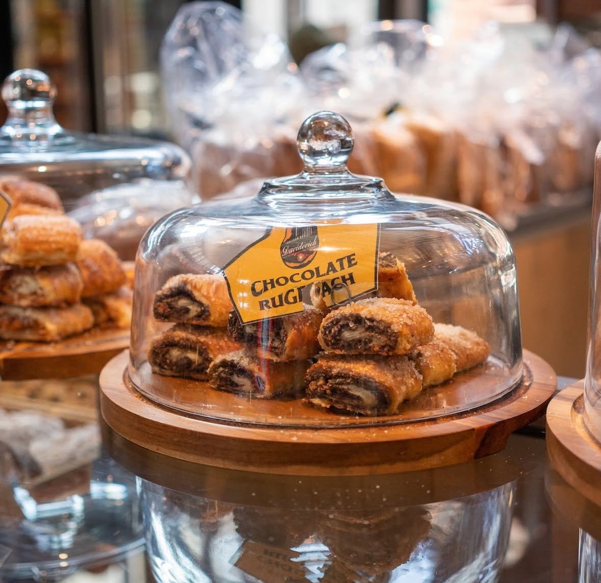 Chocolate Rugelach 6 Pieces - shop_PastriesDavidovich Bakery