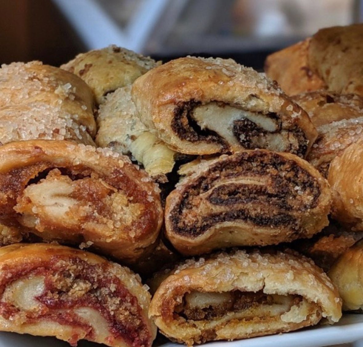 Chocolate Rugelach 6 Pieces - shop_PastriesDavidovich Bakery