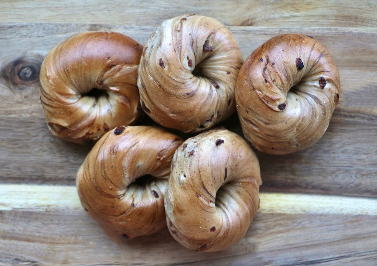 Cinnamon Raisin Bagel 5 Pack - #shop_#NYC Fresh DeliveryDavidovich Bakery