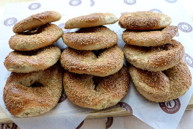 FLAGELS: Dozen Flat Bagels (Choose Your Flavor) FLAGELS: Dozen Flat Bagels (Choose Your Flavor) - #shop_#BagelsDavidovich Bakery