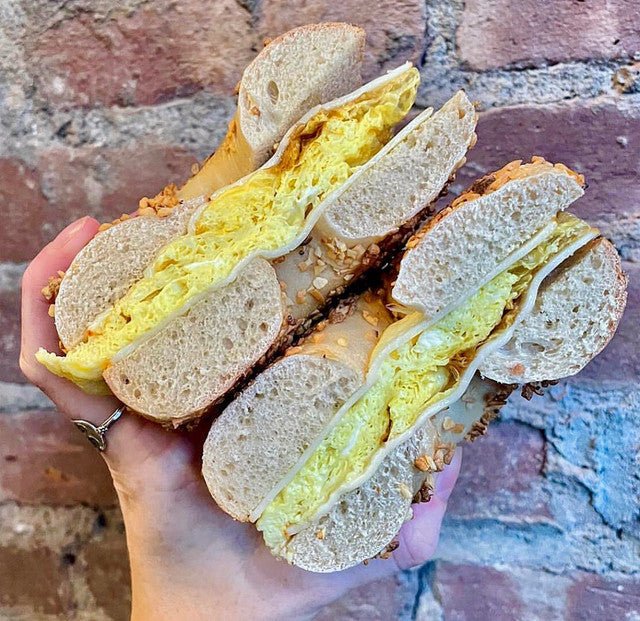 Garlic Bagel 5 Pack - #shop_#BagelsDavidovich Bakery
