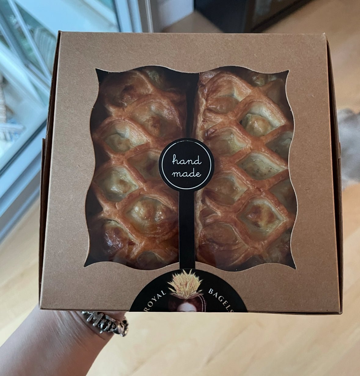 Large Butter Leek and Provolone Savory Croissants 4 Pieces - shop_savory pastriesDavidovich Bakery