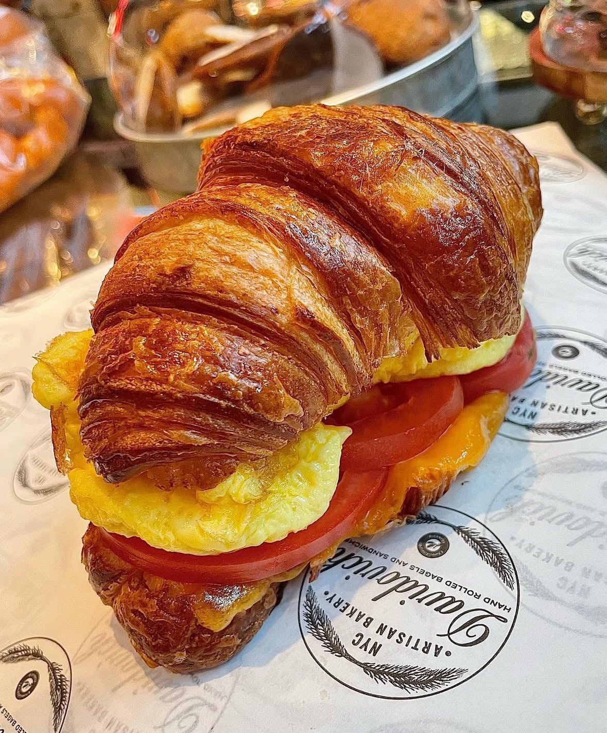Large French Croissant 6 Pieces - shop_savory pastriesDavidovich Bakery