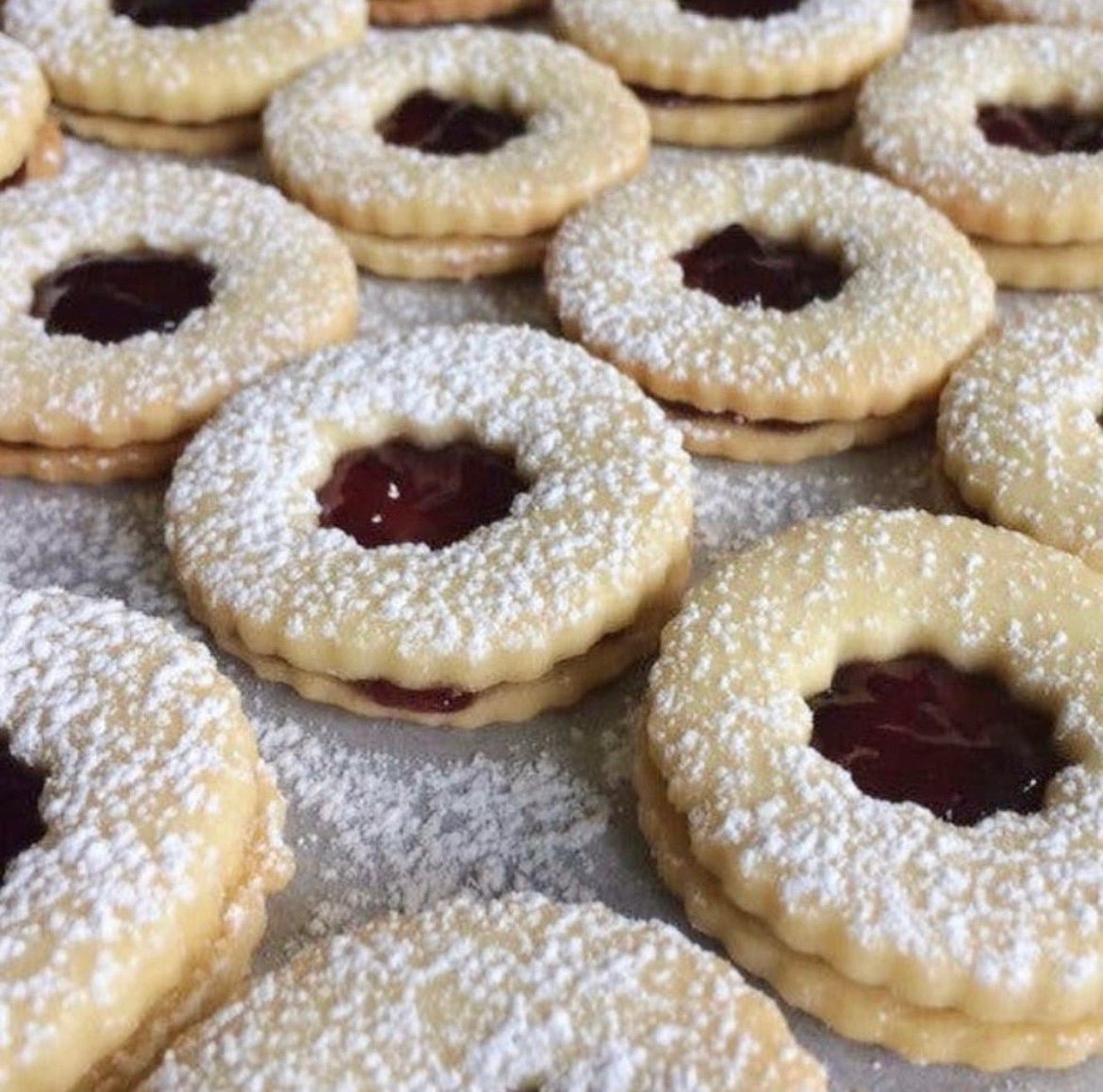 Linzer Tart Cookies (6 Pack) - #shop_#cookiesDavidovich Bakery