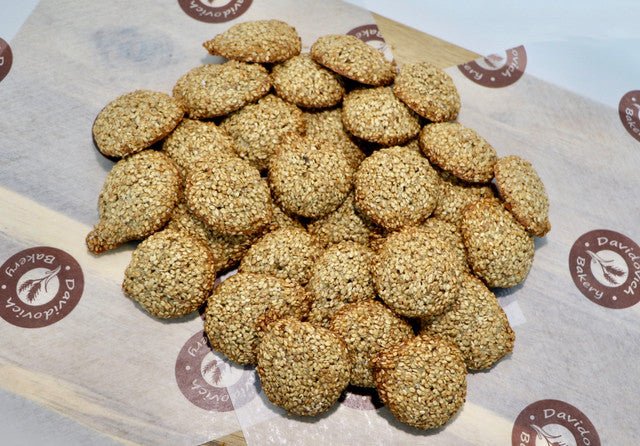 Mini Sesame Cookies Big Box 16oz - #shop_#cookiesDavidovich Bakery