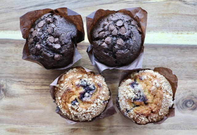 Muffins Assorted 4 Pack - #shop_#MuffinsDavidovich Bakery