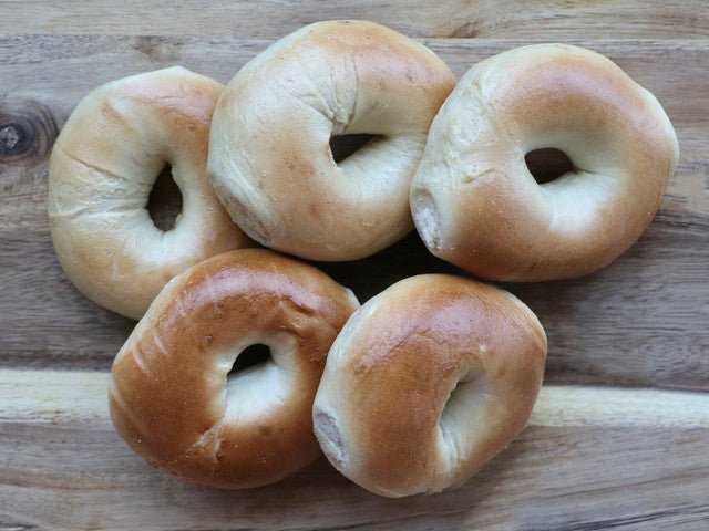 Plain Bagel 5 Pack - #shop_#BagelsDavidovich Bakery