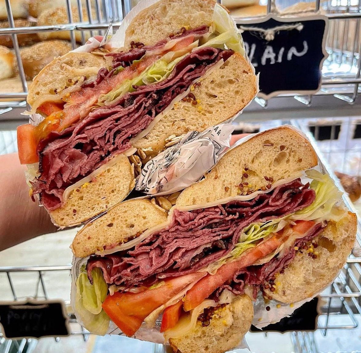 Plain Bagel 5 Pack - shop_BagelsDavidovich Bakery