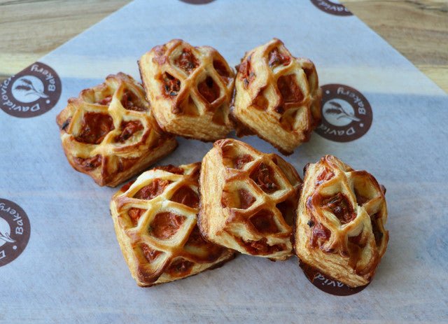 Small Butter Tomato Olive Savory Croissants 6 Pieces - #shop_#savory pastriesDavidovich Bakery