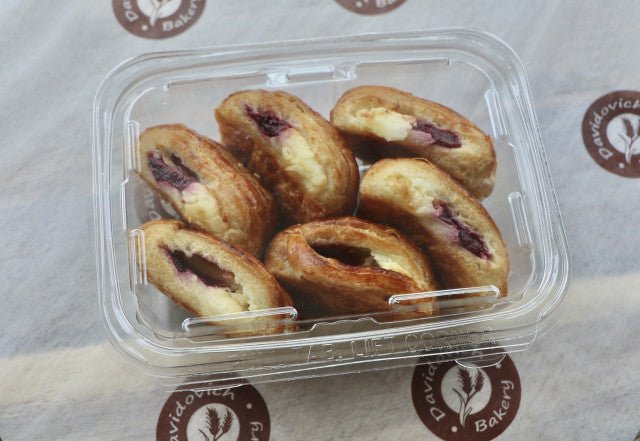 Small Cherry Greek Yogurt Danish 6 Pieces - #shop_#PastriesDavidovich Bakery