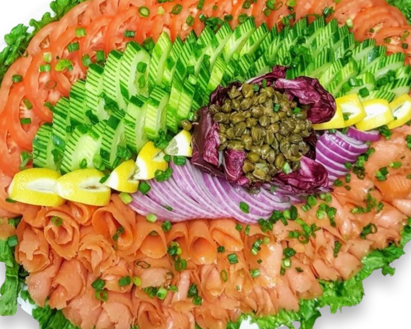 Smoked Salmon Platter - #shop_#Davidovich Bakery