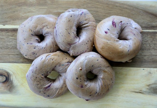 Blueberry Bagel 5 Pack - #shop_#BagelsDavidovich Bakery