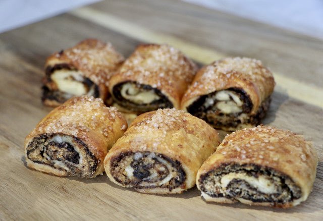 Cornulete Rugelach Chocolate Rugelach 6 Pieces - Davidovich Bakery
