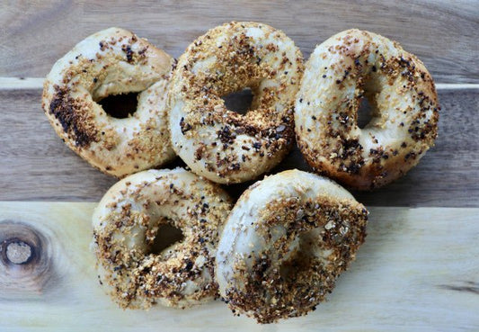 Garlic Bagel 5 Pack - #shop_#BagelsDavidovich Bakery