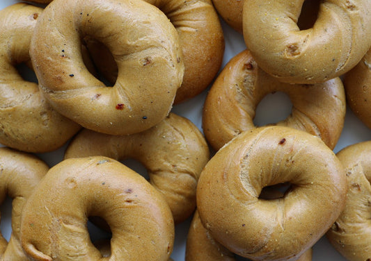 Jalapeño Frozen Par Baked Bagels Case (5 Dozens) - #shop_#WholesaleDavidovich Bakery