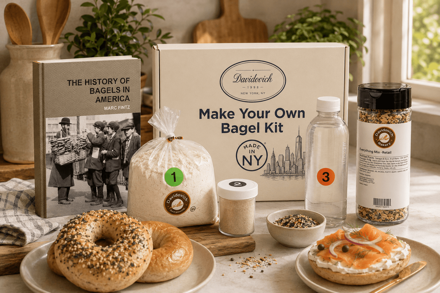 Make your OWN Davidovich Bagels + Book - shop_Gift BoxesDavidovich Bakery