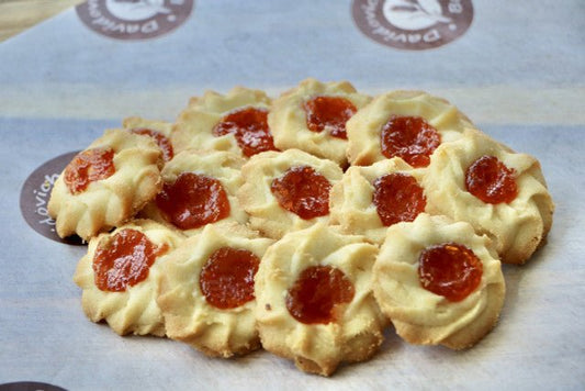 Mini Apricot Cookies Small Box 8oz - #shop_#cookiesDavidovich Bakery