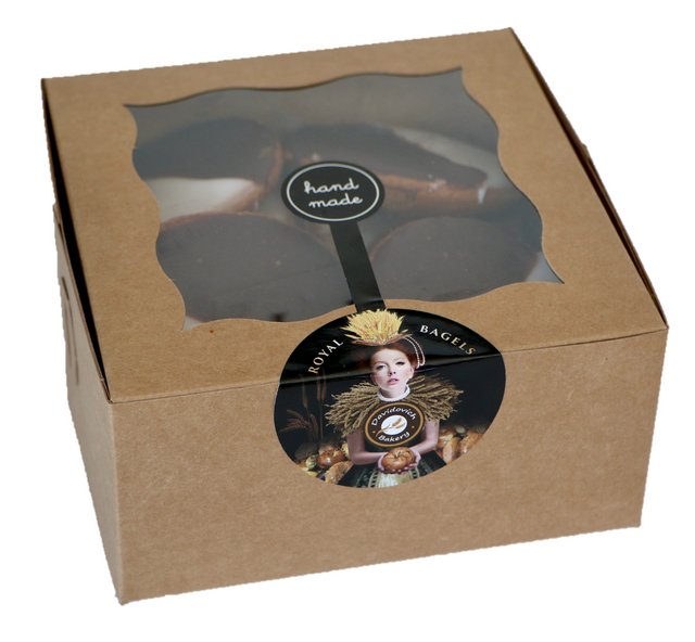 Mini Black and White Cookies Small Box 8oz - #shop_#cookiesDavidovich Bakery