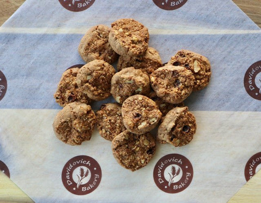 Mini Oatmeal Raisin Cookies Small Box 8oz - #shop_#cookiesDavidovich Bakery