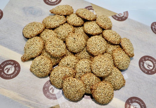Mini Sesame Cookies Big Box 16oz - #shop_#cookiesDavidovich Bakery