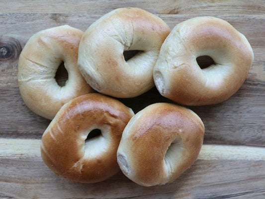 Plain Bagel 5 Pack - #shop_#BagelsDavidovich Bakery