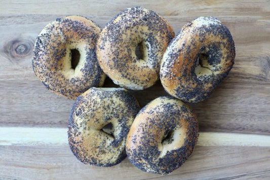 Poppy Bagels 5 Pack - #shop_#BagelsDavidovich Bakery
