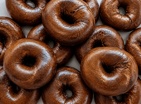Pumpernickel Frozen Par Baked Bagels Case (5 Dozens) - shop_WholesaleDavidovich Bakery