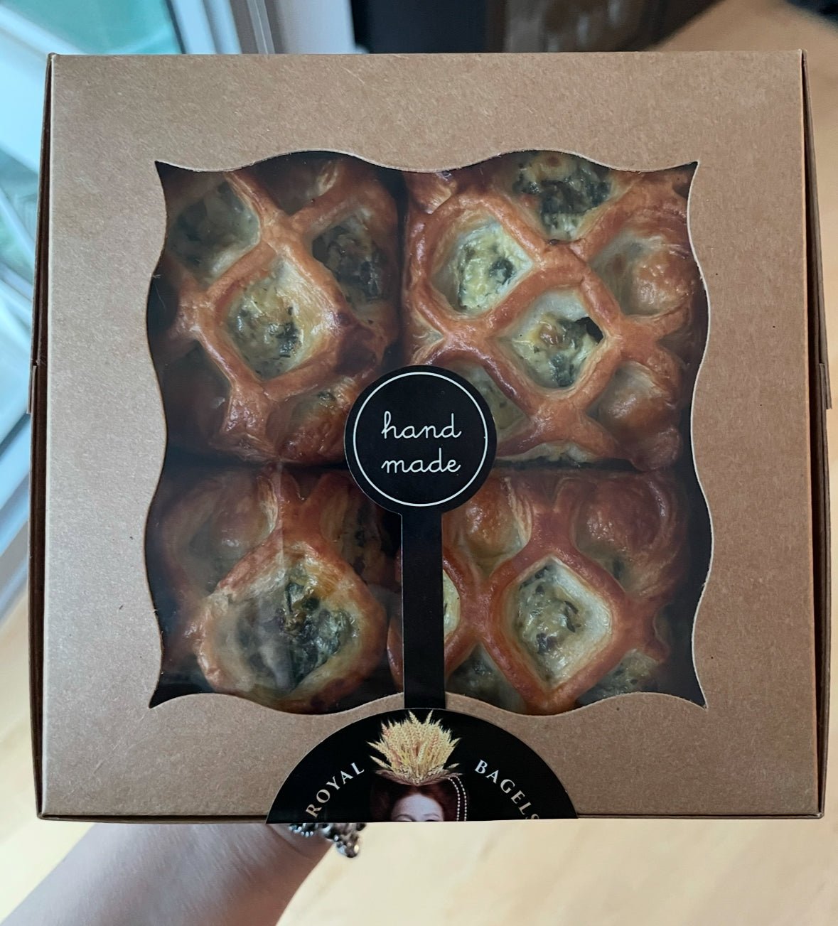 Small Butter Spinach Feta Savory Croissant 6 Pieces - shop_savory pastriesDavidovich Bakery