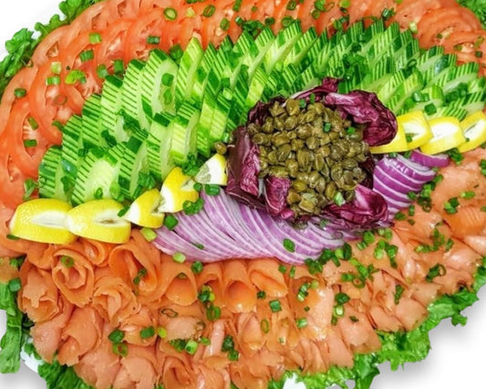 Smoked Salmon Platter - #shop_#Davidovich Bakery