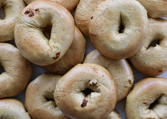 Sun Dried Tomato Frozen Par Baked Bagels Case (5 Dozens) - #shop_#WholesaleDavidovich Bakery